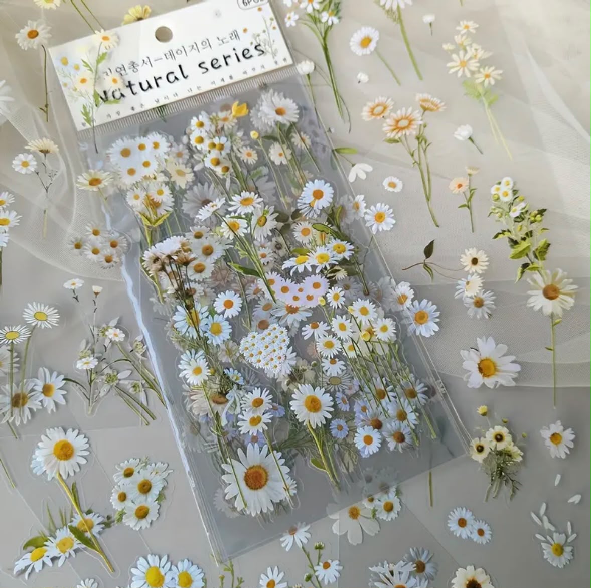 Vintage Botanical Floral PVC Sheets – 6pcs